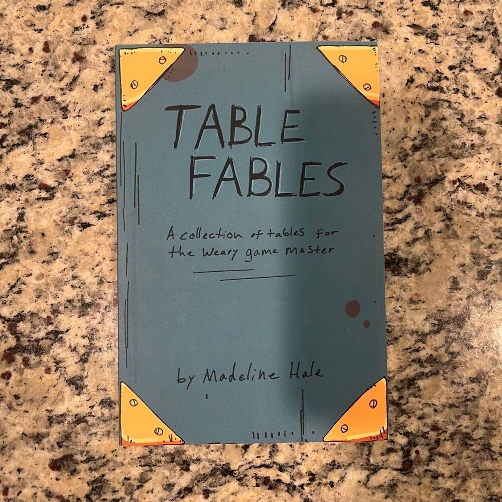 TABLE FABLES RPG GAME MASTER TABLES MADELINE HALE WEARY GM COLLECTION NEW - Picture 2 of 3